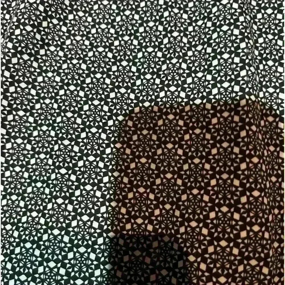 Robert Graham Medium Black White Pattern Long Sle… - image 3